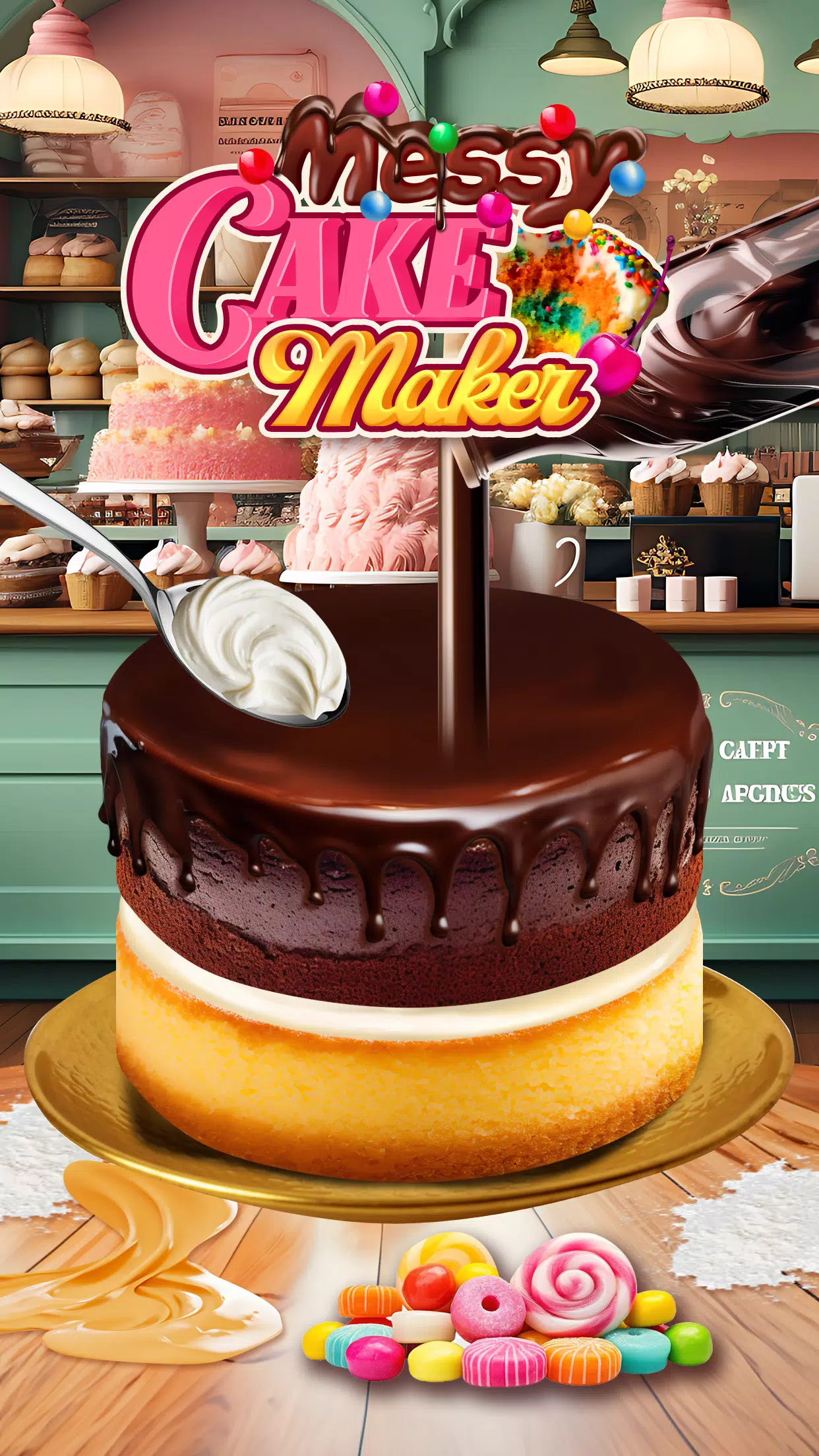 Messy Cake Maker captura de pantalla 2