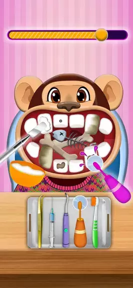 Hippo’s Doctor : Dentist Games ကိုဖန်သားပြင်2