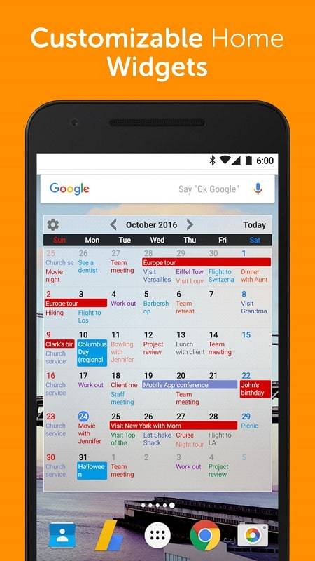 ภาพหน้าจอ Calendar+ Schedule Planner 1