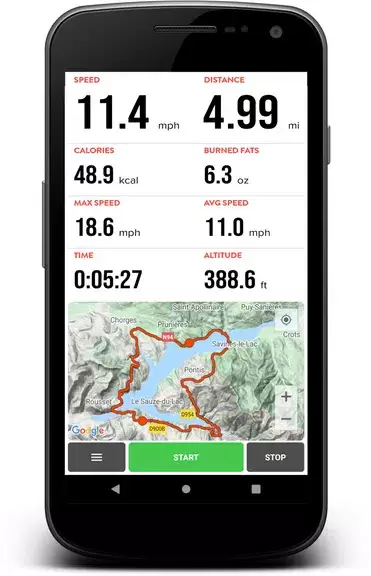 ภาพหน้าจอ Cycling Diary - Bike Tracker 1