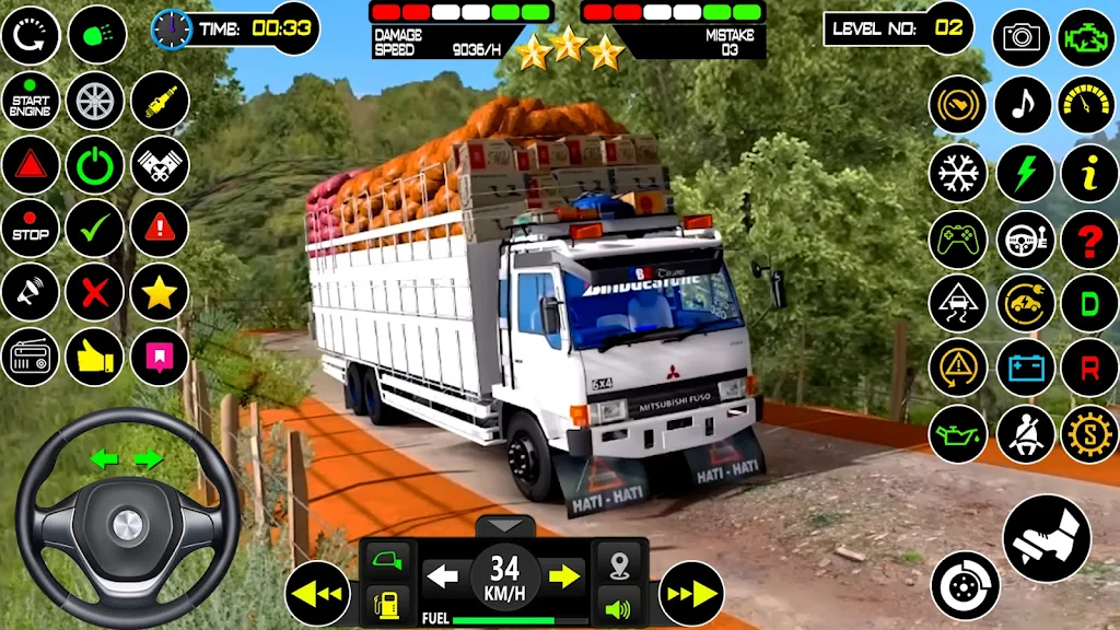 US Mud Truck Transport Game 3D экрана 4