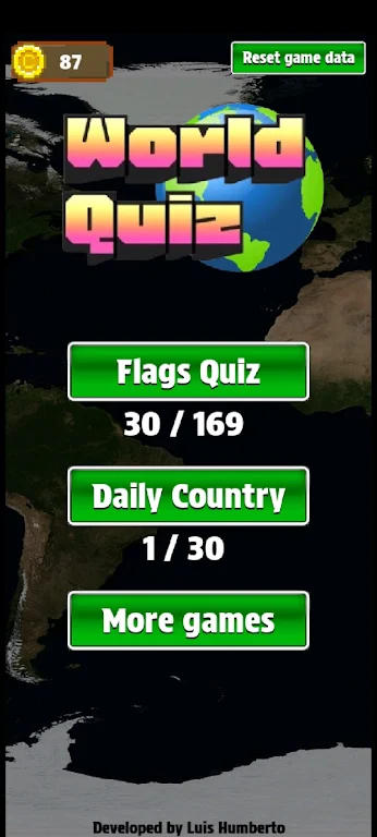 World Quiz - Jogo de Geografia স্ক্রিনশট 1