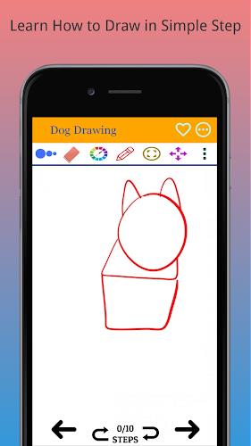 How to Draw Dog Step by Step屏幕截圖1