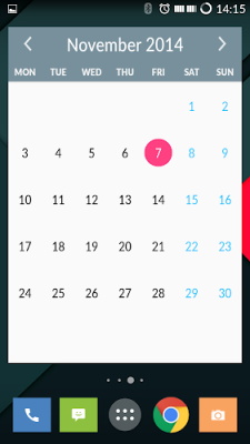 Month Calendar Widget by BiHSnow Capture d’écran1