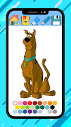 Scooby coloring doo cartoon ga Screenshot 2