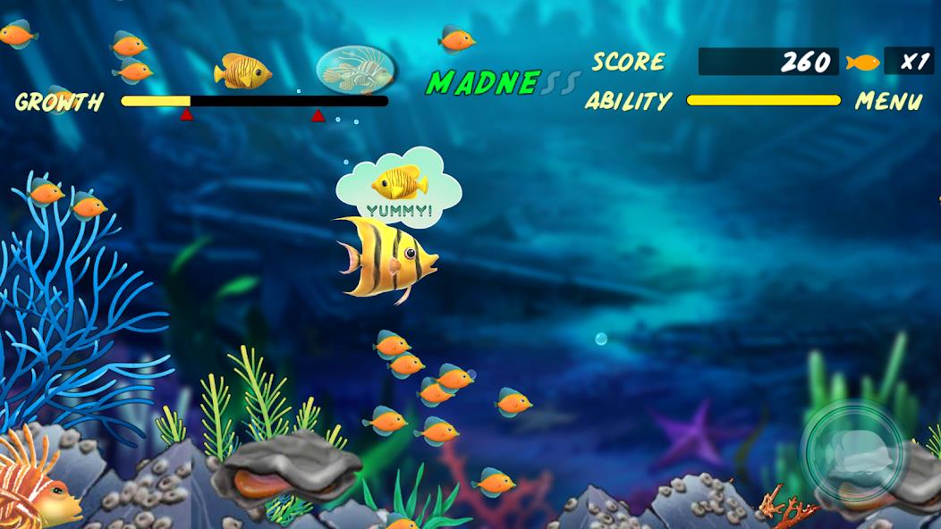 Screenshot Let Me Eat :Big fish eat small Mod 1