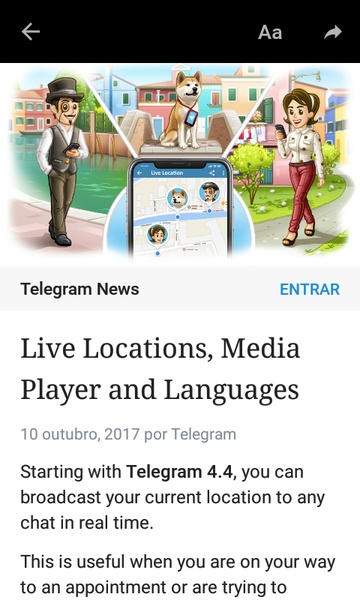 Telegram Black Screenshot 2