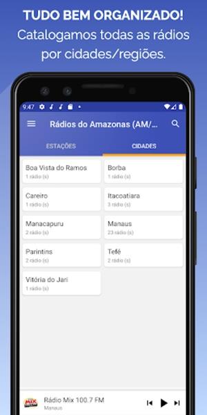 Rádios do Amazonas (AM/FM) ảnh chụp màn hình 2