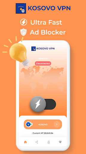 Kosovo VPN - Private Proxy Captura de tela 2