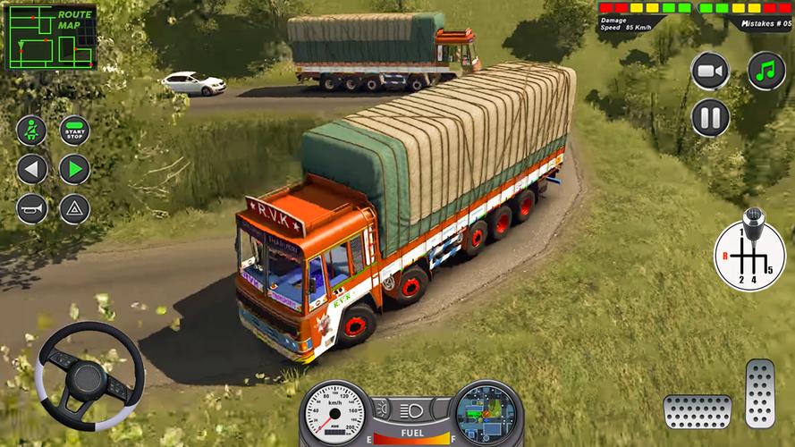 Indian Heavy Truck Delivery 3D Captura de pantalla 3