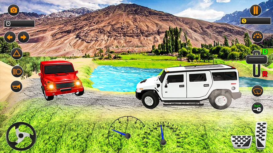 Prado car driving 3D car games 스크린 샷 3