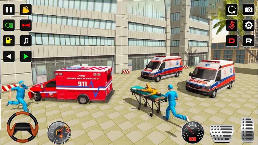 Police Rescue Ambulance Games captura de pantalla 4