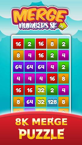 2048 Number Merge Games Puzzle屏幕截圖1