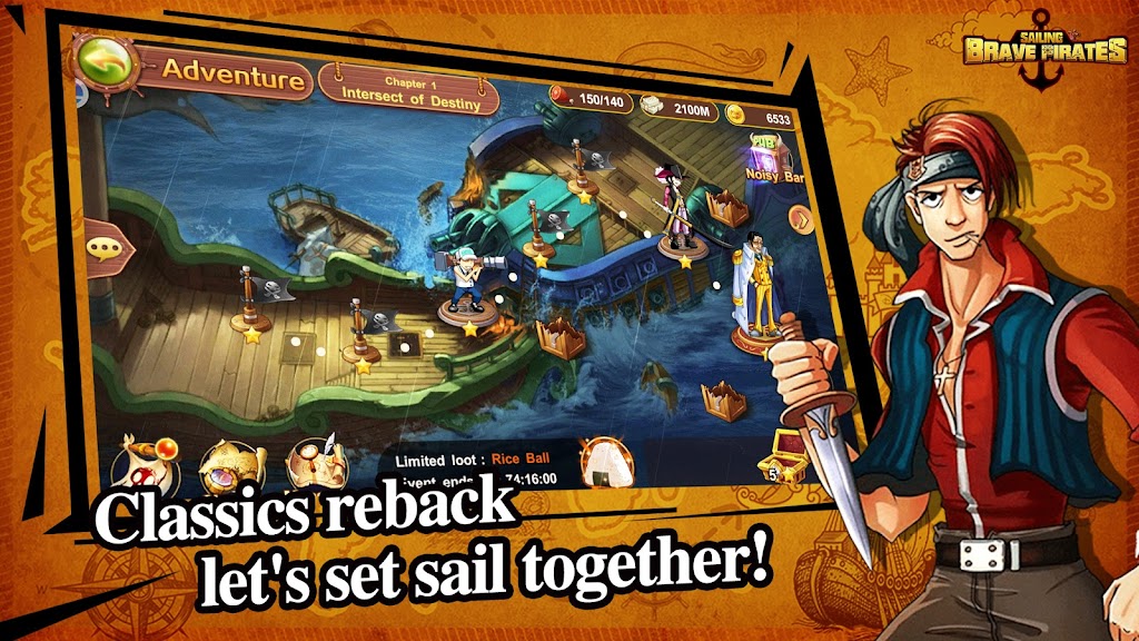 Brave Pirates: Sailing स्क्रीनशॉट 4