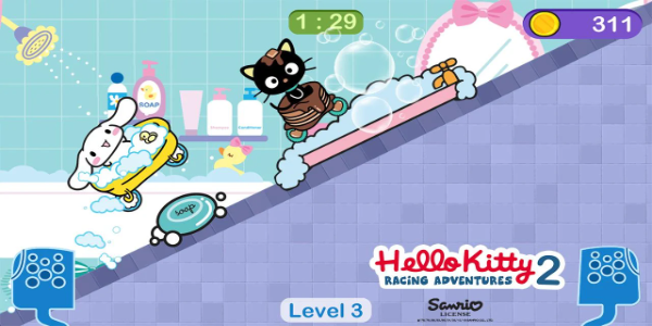Hello Kitty games - car gameスクリーンショット2