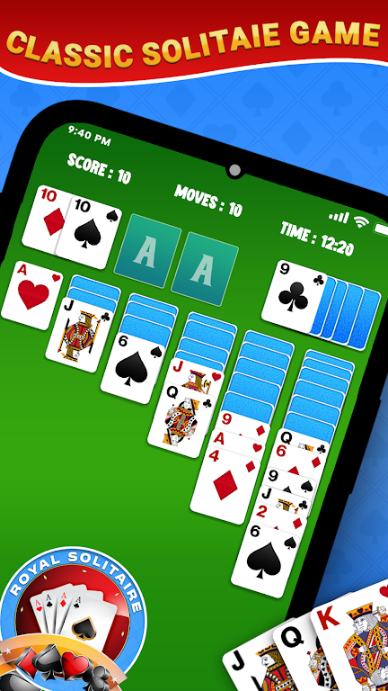 Royal Solitaire Card Game屏幕截圖1