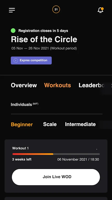 circle21.app ကိုဖန်သားပြင်2