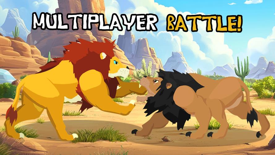 Lion Fights Savannah Animals应用截图第4张