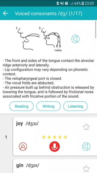 Speak English Pronunciation ảnh chụp màn hình 3