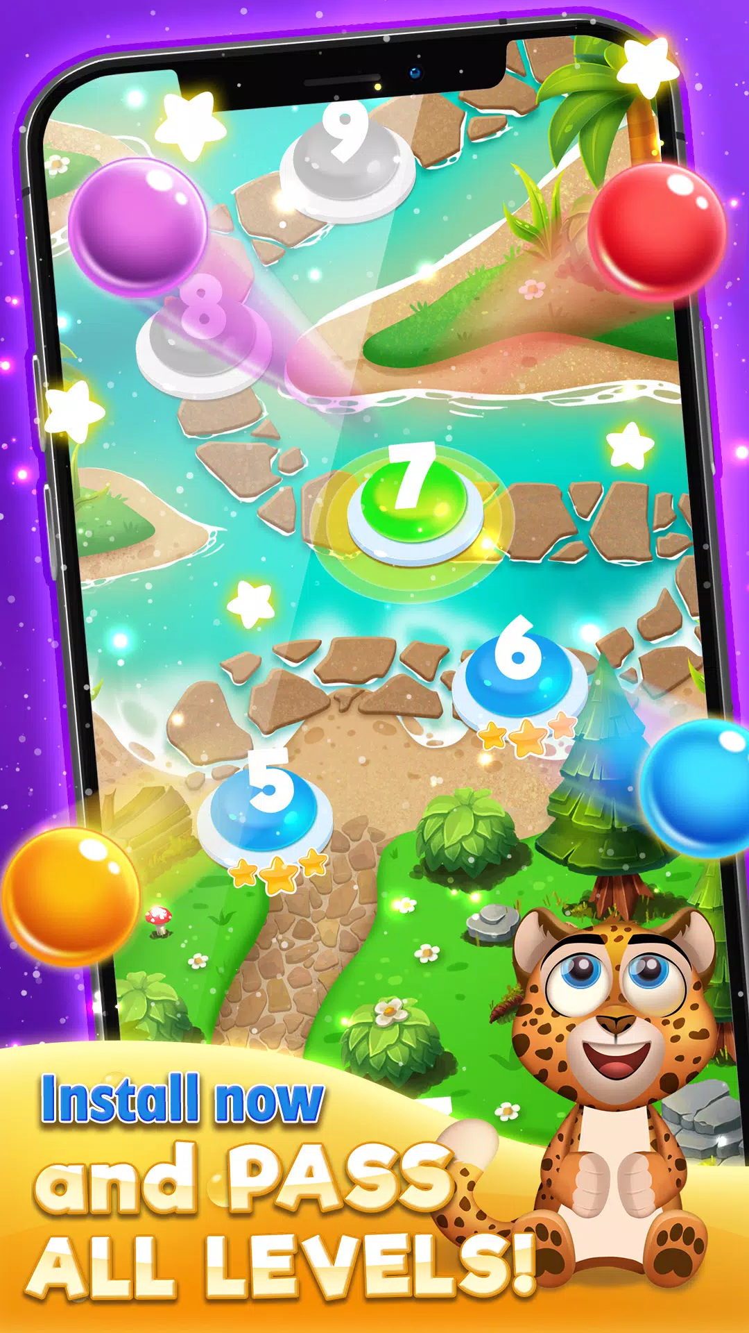 Bubble Pop: Wild Rescue ကိုဖန်သားပြင်4