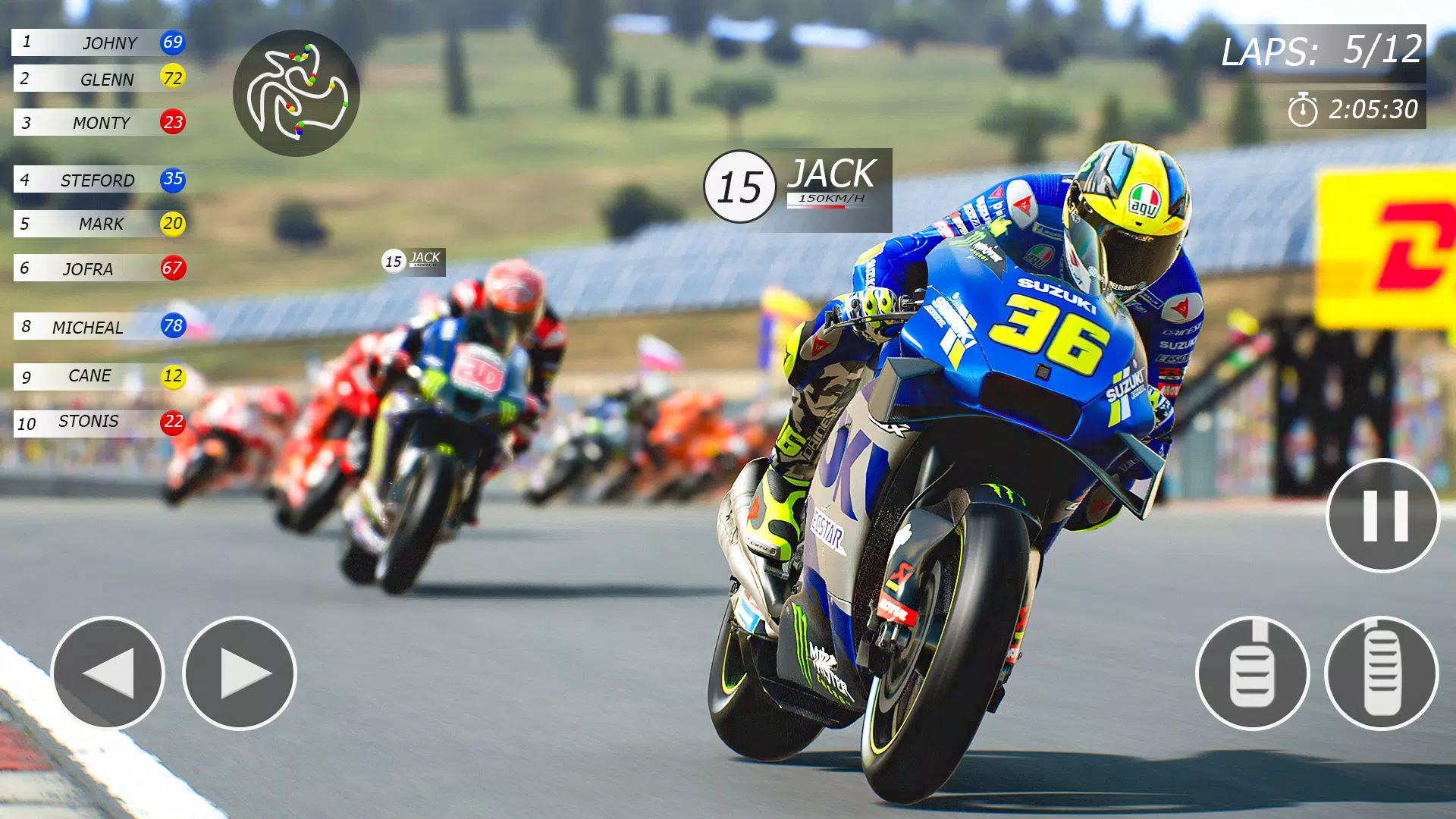 ภาพหน้าจอ Bike Racing Moto Bike Games 1