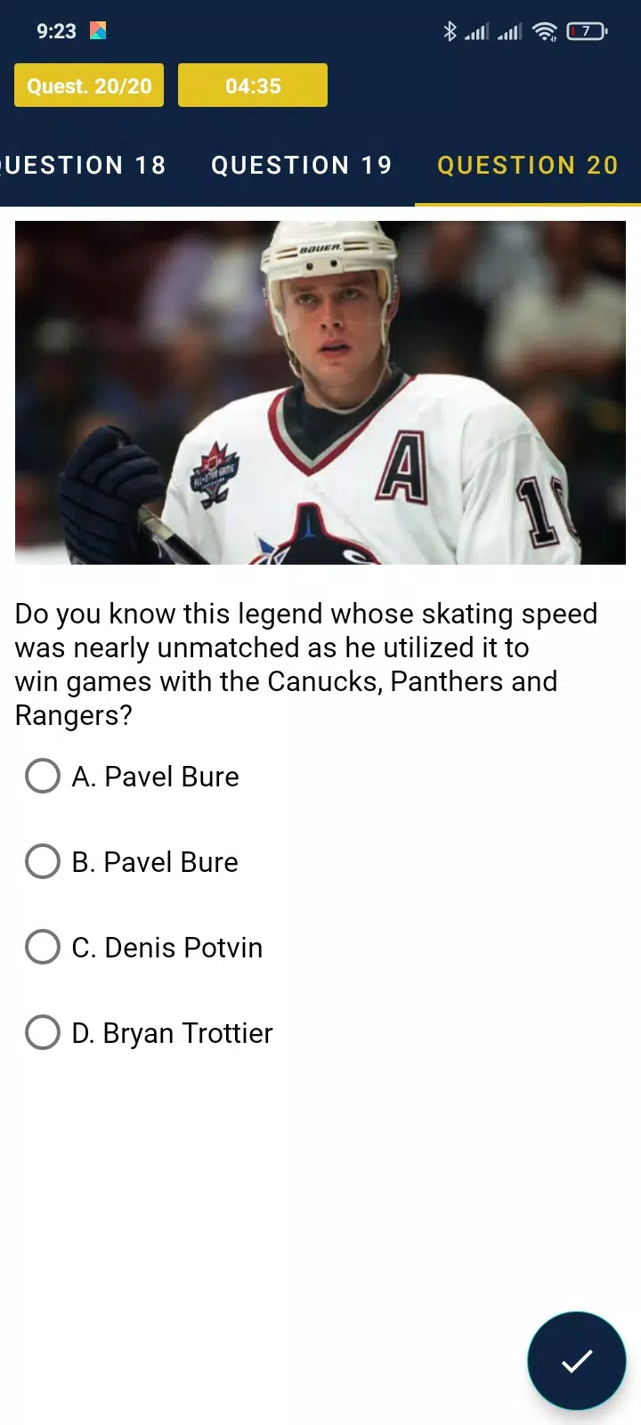 Trivia Game For NHL Addict! Screenshot 3