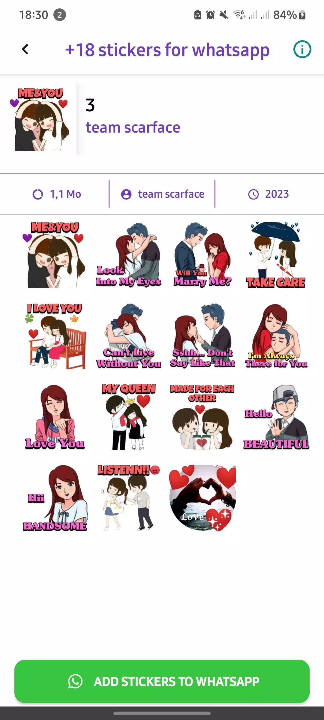 +18 Stickers For WhatsApp screenshot 3