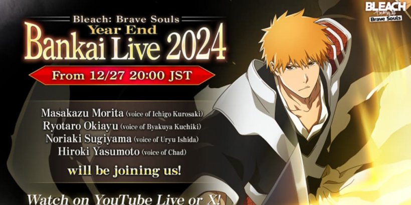 漂白劑：勇敢的靈魂揭示Livestream和VA外觀