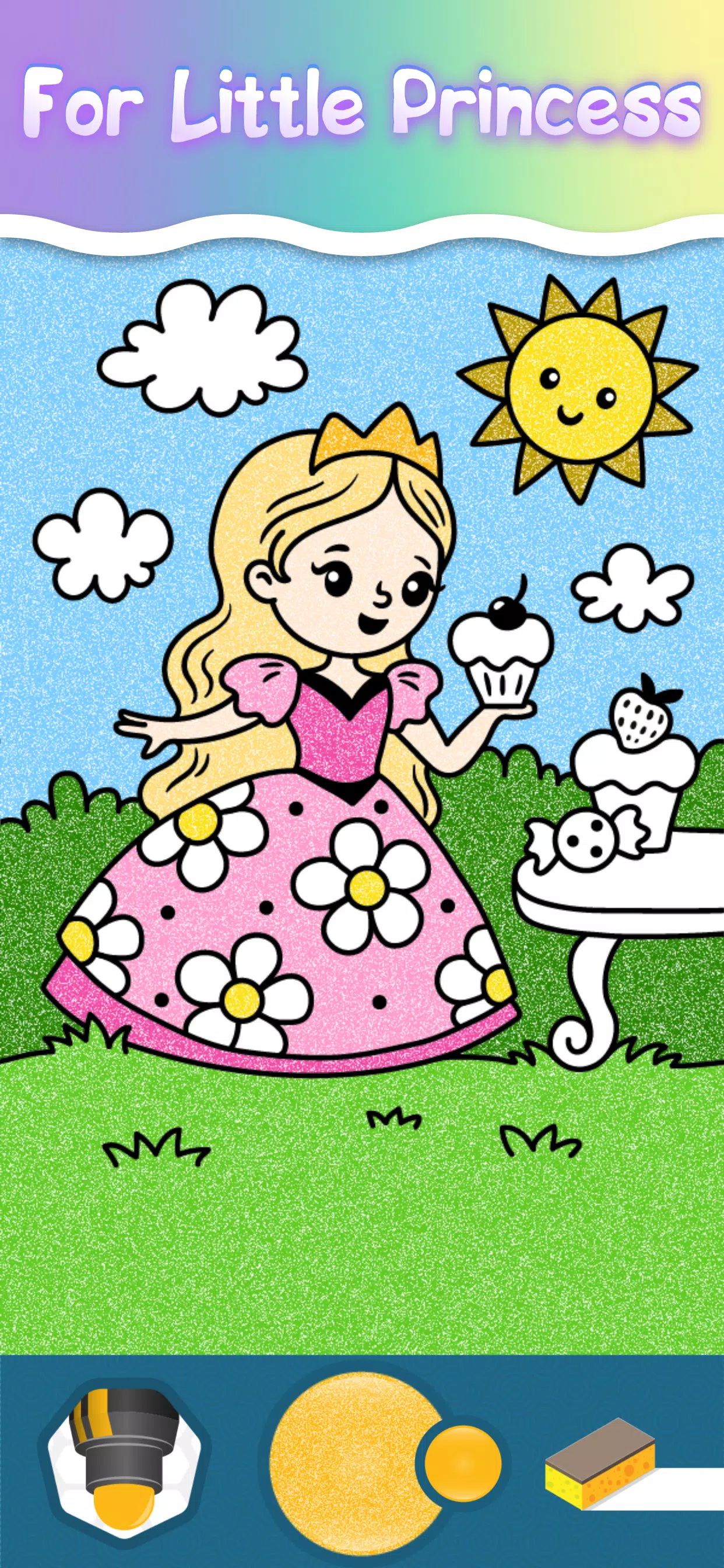 Drawing Princess Coloring Game স্ক্রিনশট 1