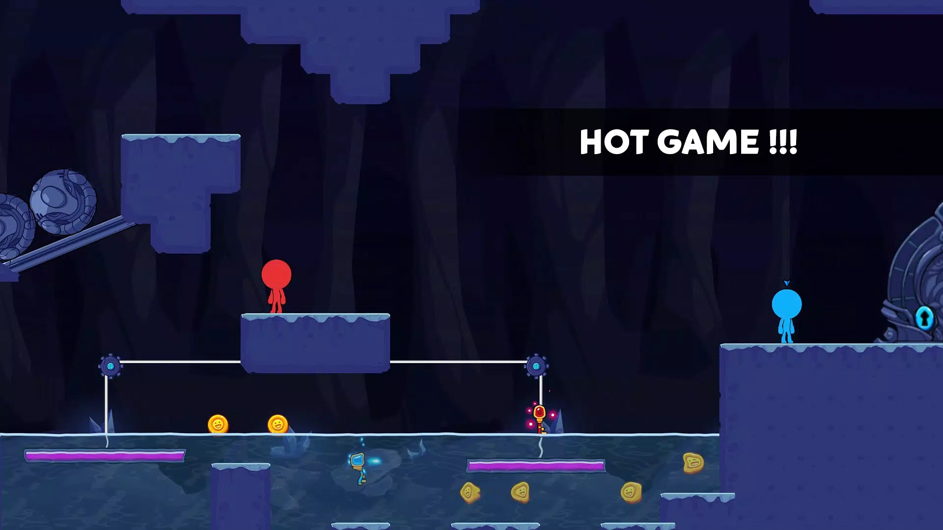 Stick World: Red Blue Journey captura de pantalla 4