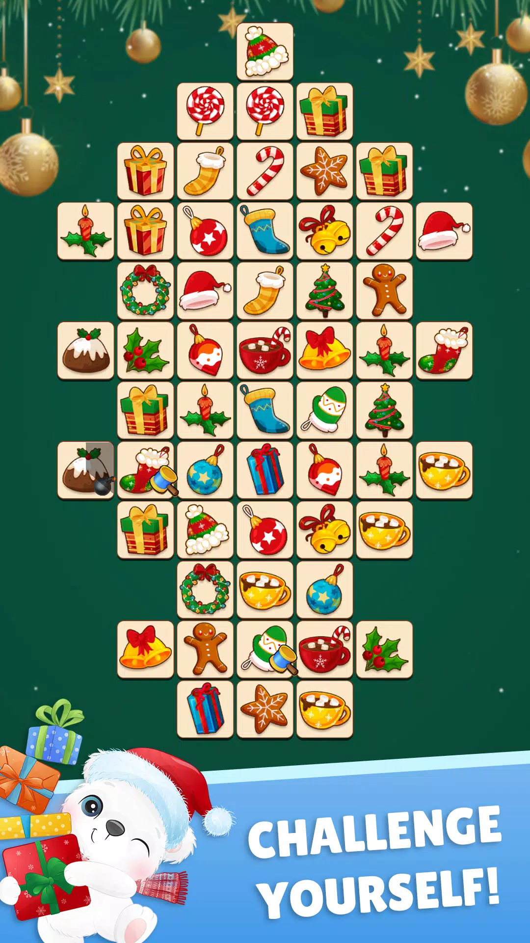 ภาพหน้าจอ Xmas Tile Connect 3