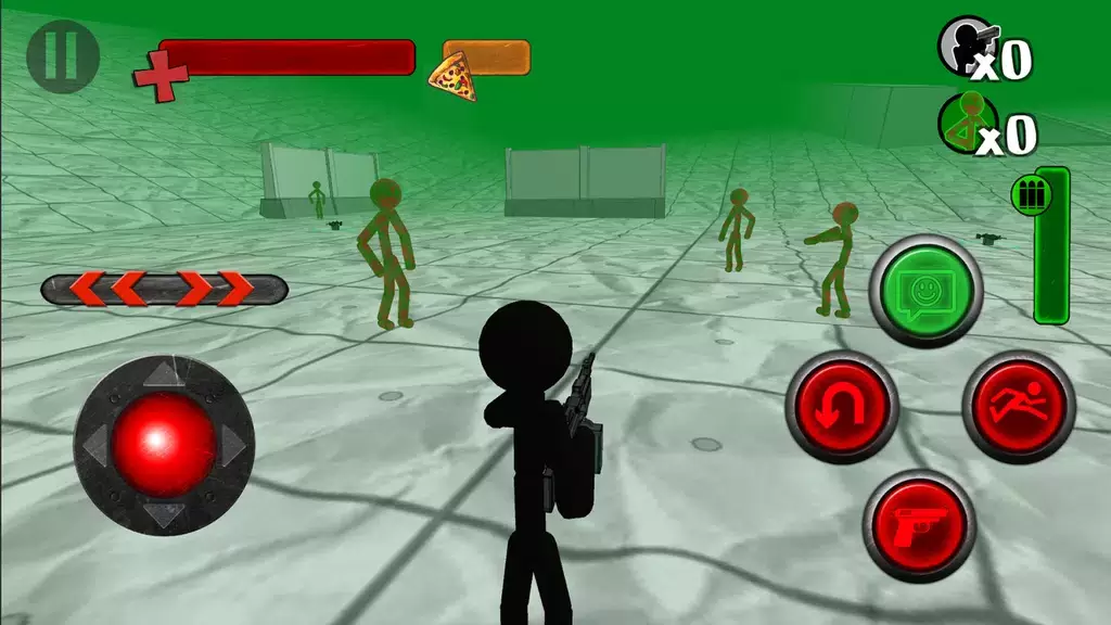 Stickman Zombie 3D Скриншот 1