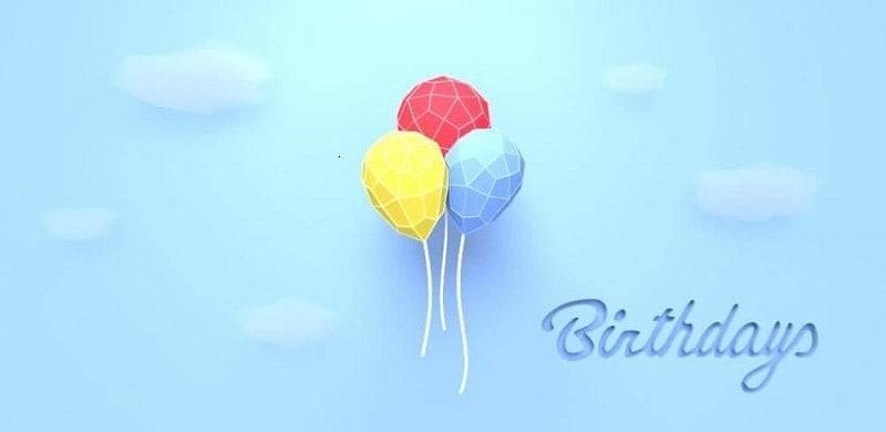 Birthday Calendar & Reminder স্ক্রিনশট 1