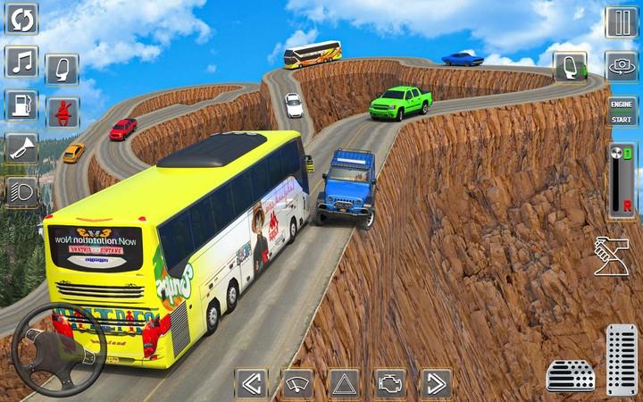 Uphill Offroad Bus Simulator captura de pantalla 4