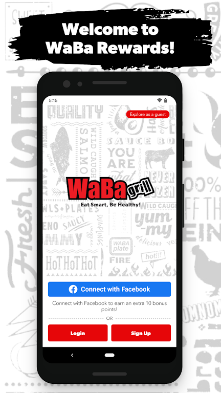 WaBa Rewards экрана 1