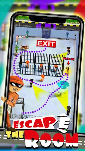 Thief Puzzle: Draw to Escape screenshot 3