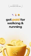 Fitmint: Get paid to walk, run captura de pantalla 1