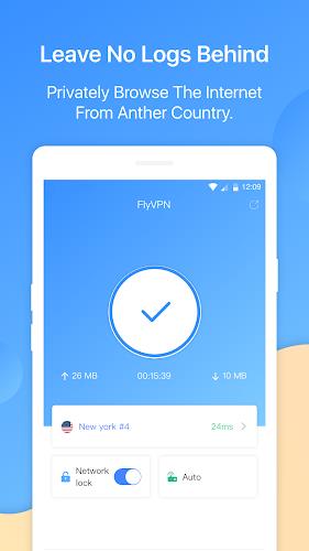 FlyVPN - 全球VPN，無限制的網路跳板屏幕截圖1