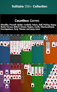 550+ Card Games Solitaire Pack Capture d’écran2