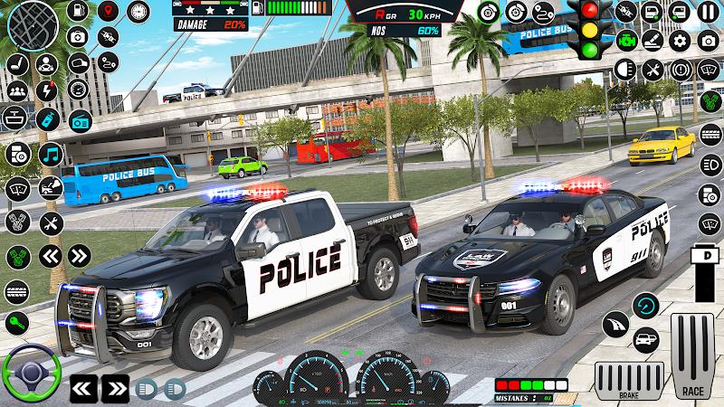 US Police Car Parking - King 스크린 샷 4