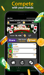 Solitaire - Make Money ekran görüntüsü 1