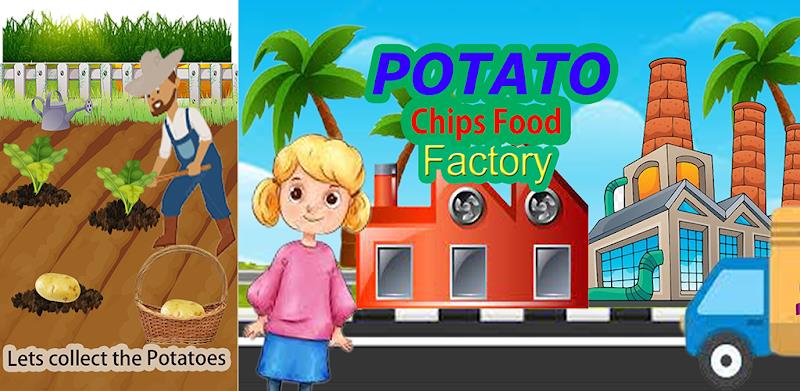 Potato Chips Food Factory Game ကိုဖန်သားပြင်3