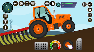 Farm Tractors Dinosaurs Games zrzut ekranu 1