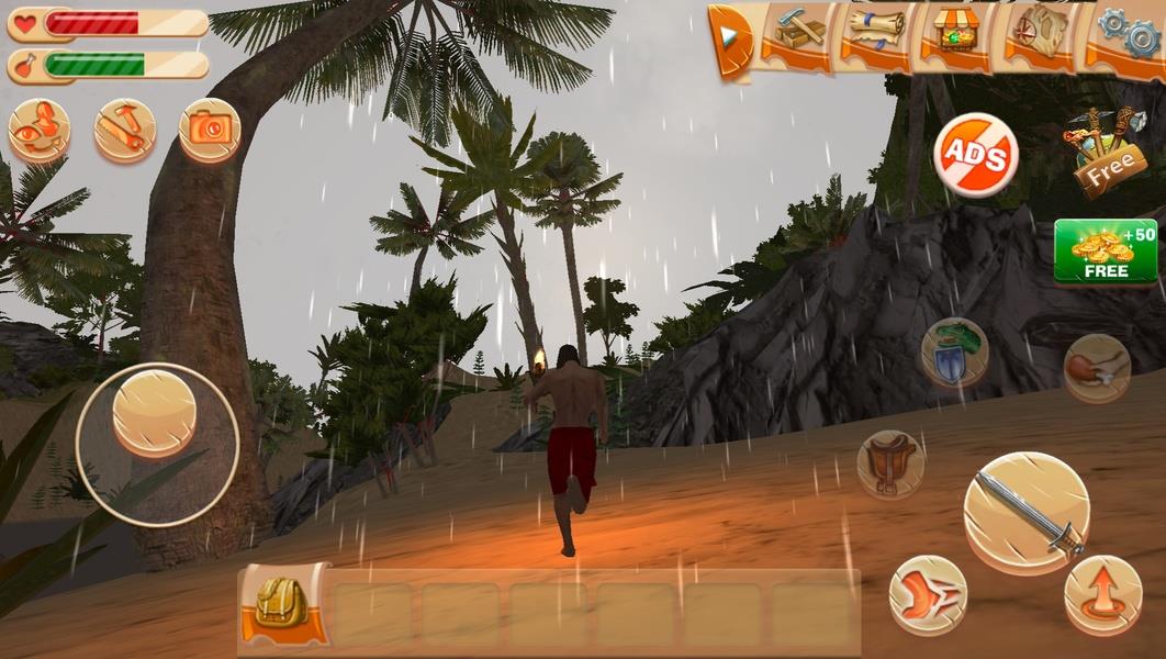 ภาพหน้าจอ The Ark of Craft: Dino Island 2