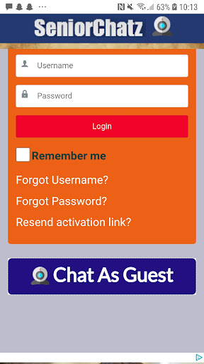 Senior chatz - chat rooms স্ক্রিনশট 1