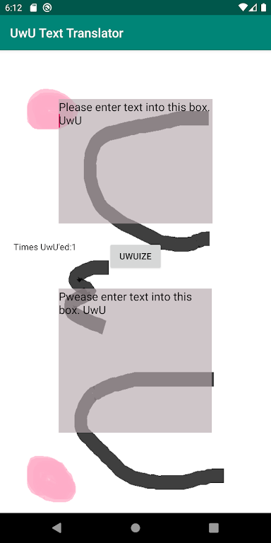 UwU Text Translator экрана 2