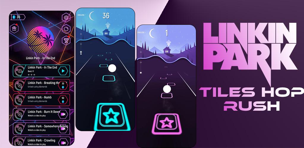 Screenshot Linkin Park Tiles Rush -  Hop 1