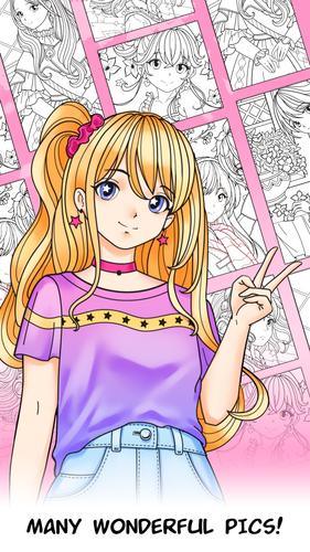 Anime Games Coloring Book应用截图第2张