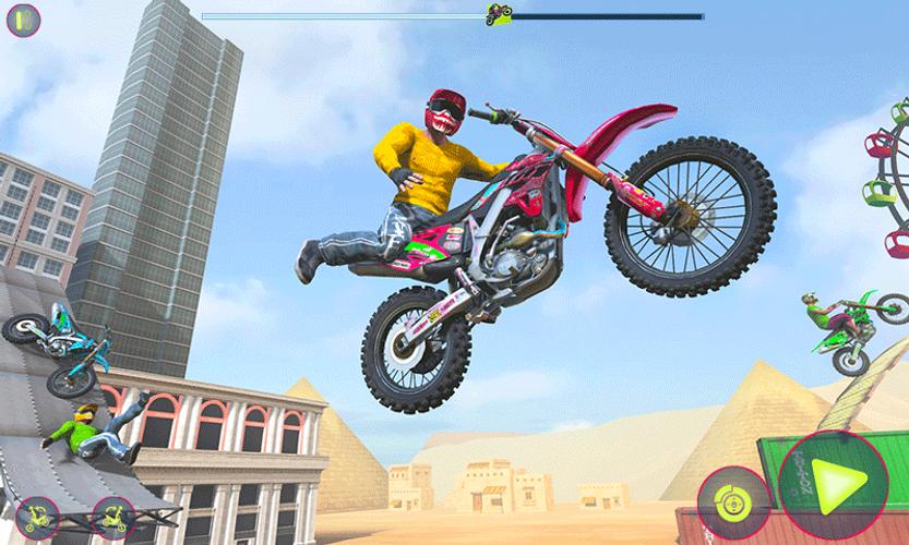 Crazy Bike Racing Stunt Game captura de pantalla 2