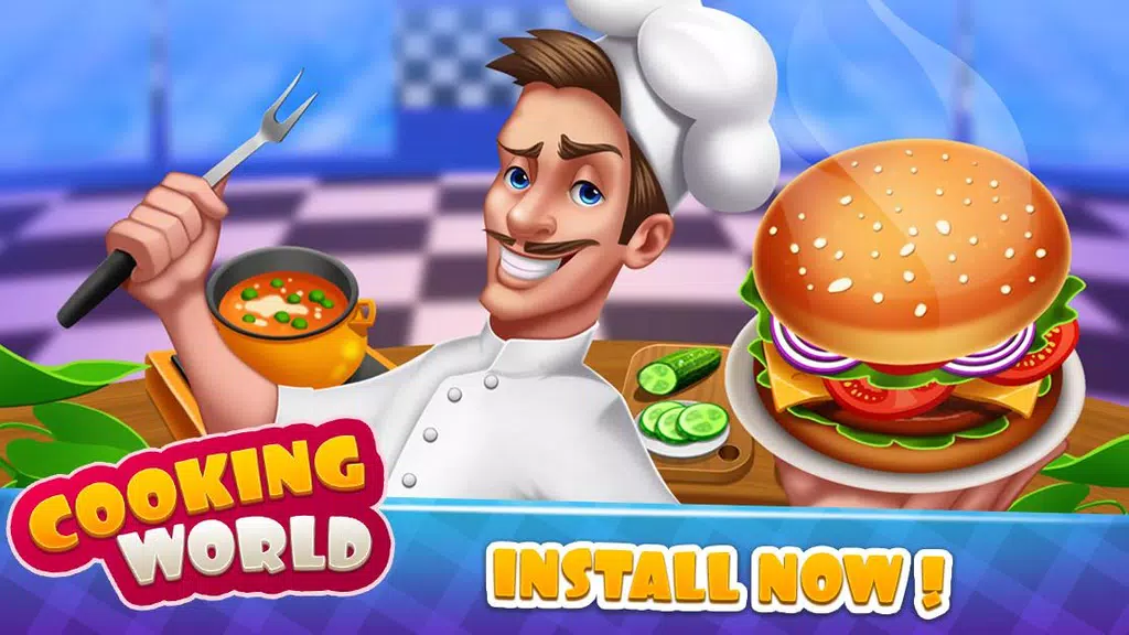 Cooking World - Food Fever & Restaurant Crazeスクリーンショット1